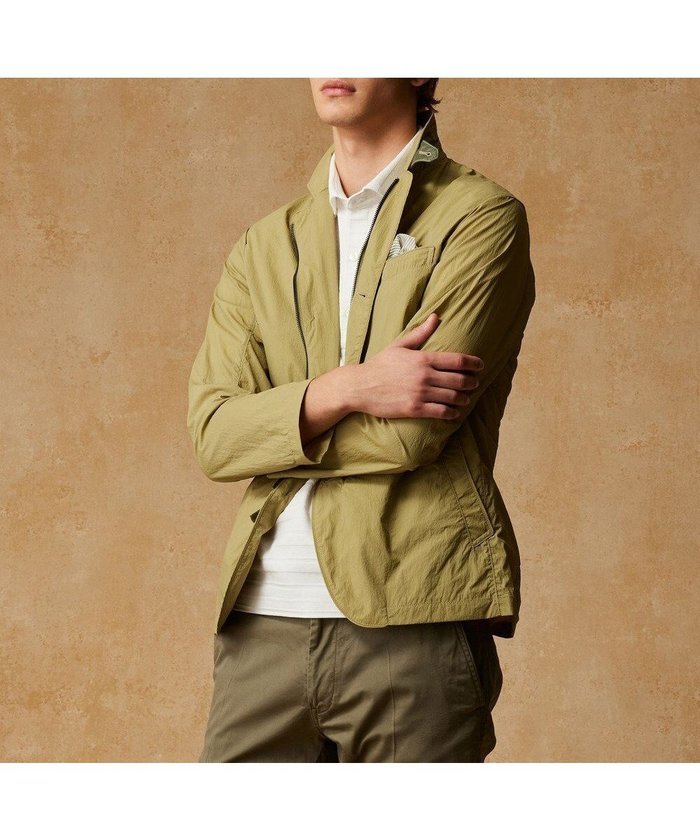 【ジョセフ アブード/JOSEPH ABBOUD / MEN】の晴雨兼用【軽量/ストレッチ/撥水】ライトワッシャーストレッチ アクティブレジャージャケット インテリア・キッズ・メンズ・レディースファッション・服の通販 founy(ファニー) https://founy.com/ ファッション Fashion メンズファッション Fashion for Men アウター Men's Coats Outerwear ブルゾンジャケット / カジュアルアウター Bomber Jackets & Blousons 春 Spring 軽量 Lightweight, Ultra Light ジャケット Jacket, Outerwear ストライプ Stripe, Striped Pattern ストレッチ Stretch, Stretchy Fabric パターン Pattern, Design Print ブルゾン Blouson, Bomber Jacket ポケット Pocket, Pocket Detail S/S・春夏 SS, Spring/Summer, Warm Season 夏 Summer |ID: prp329100004703633 ipo3291000000033965756