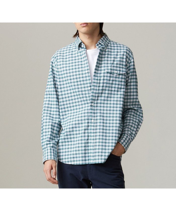 【ジェイ プレス/J.PRESS / MEN】のストレッチ コットンネルシャツ インテリア・キッズ・メンズ・レディースファッション・服の通販 founy(ファニー) https://founy.com/ ファッション Fashion メンズファッション Fashion for Men トップス・カットソー Cut & Sew Tops メンズシャツ Shirts インナー Innerwear ストレッチ Stretch, Stretchy Fabric ダウン Down, Puffer チェック Check, Plaid, Tartan ドレス Dress, One-Piece バランス Balance, Style Balance パッチ Patch, Appliqué フィット Fit, Slim Fit フラップ Flap, Flap Pocket ブルゾン Blouson, Bomber Jacket ベーシック Basic, Essential ポケット Pocket, Pocket Detail メンズ Men's, Menswear A/W・秋冬 Autumn/Winter おすすめ Recommended / Our Picks エレガント 上品 Elegant |ID: prp329100004703635 ipo3291000000033965765