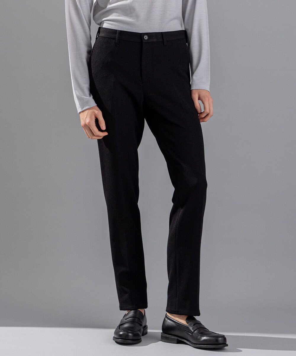 【ジョゼフ オム/JOSEPH HOMME / MEN】のソフトタックジャージー / CITY インテリア・キッズ・メンズ・レディースファッション・服の通販 founy(ファニー) ファッション Fashion メンズファッション Fashion for Men ボトムス Bottoms おすすめ Recommended / Our Picks スラックス Slacks, Dress Pants セットアップ Set-Up, Coordinated Outfit テーパード Tapered, Tapered Pants フラップ Flap, Flap Pocket ポケット Pocket, Pocket Detail エレガント 上品 Elegant 夏 Summer 春 Spring S/S・春夏 SS, Spring/Summer, Warm Season ブラック系|ID: prp329100004703637 ipo3291000000034484479