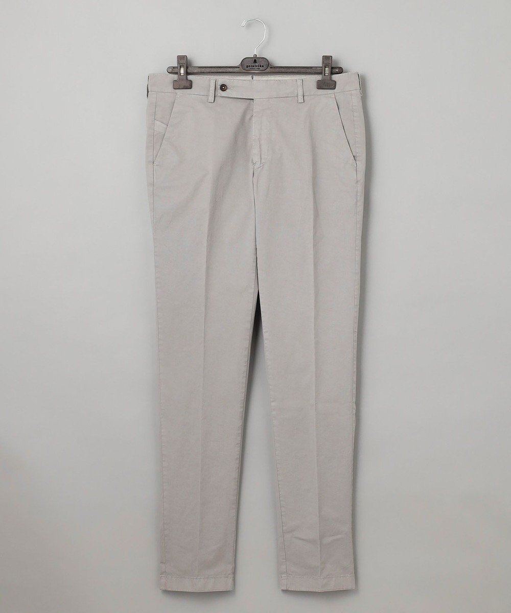 【五大陸/gotairiku / MEN】の【MADE IN ITALY】BERWICH×gotairiku別注 スラックス(JMORELLO-GD) インテリア・キッズ・メンズ・レディースファッション・服の通販 founy(ファニー) 　ファッション　Fashion　メンズファッション　Fashion for Men　ボトムス　Bottoms　イタリア　Italy　春　Spring　コンパクト　Compact, Small Size　ジャケット　Jacket, Outerwear　スタンダード　Standard, Basic　スラックス　Slacks, Dress Pants　テーパード　Tapered, Tapered Pants　トレンド　Trend, Trending Now　定番　Standard, Basic Item　ファブリック　Fabric, Textile　フロント　Front, Front Design　ボトム　Bottoms, Lower Wear　別注　Limited Edition, Custom Order　リラックス　Relax, Relaxed Fit　ループ　Loop, Loop Knit　S/S・春夏　SS, Spring/Summer, Warm Season　夏　Summer　ライトグレー系|ID: prp329100004703642 ipo3291000000034495647
