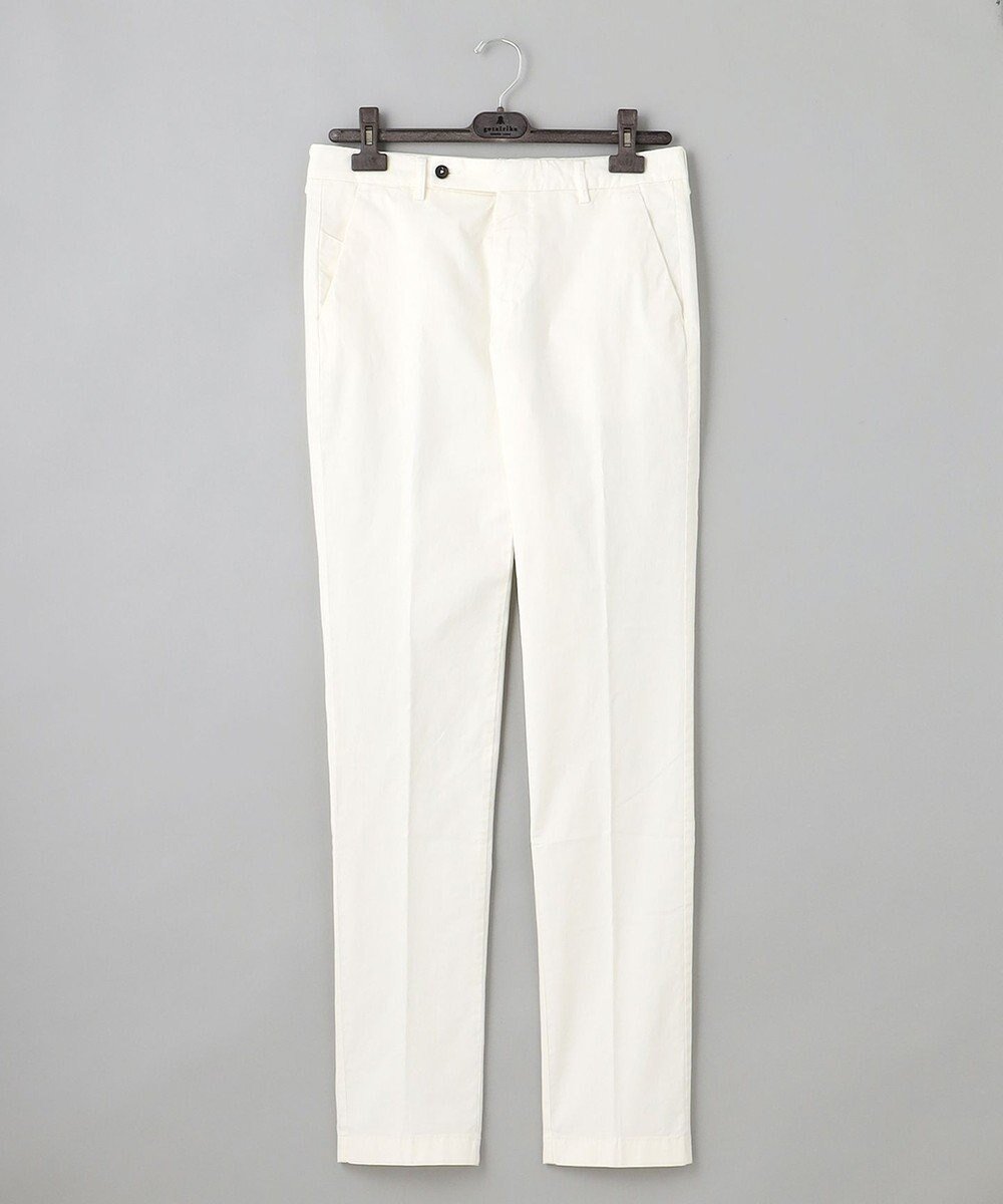 【五大陸/gotairiku / MEN】の【MADE IN ITALY】BERWICH×gotairiku別注 スラックス(JMORELLO-GD) インテリア・キッズ・メンズ・レディースファッション・服の通販 founy(ファニー) 　ファッション　Fashion　メンズファッション　Fashion for Men　ボトムス　Bottoms　イタリア　Italy　春　Spring　コンパクト　Compact, Small Size　ジャケット　Jacket, Outerwear　スタンダード　Standard, Basic　スラックス　Slacks, Dress Pants　テーパード　Tapered, Tapered Pants　トレンド　Trend, Trending Now　定番　Standard, Basic Item　ファブリック　Fabric, Textile　フロント　Front, Front Design　ボトム　Bottoms, Lower Wear　別注　Limited Edition, Custom Order　リラックス　Relax, Relaxed Fit　ループ　Loop, Loop Knit　S/S・春夏　SS, Spring/Summer, Warm Season　夏　Summer　アイボリー系|ID: prp329100004703642 ipo3291000000034495648