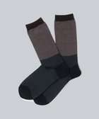 【ホワイトメイルズ/WHITE MAILS】の【UNISEX】PAPER COLOR BLOCK SOCKS ソックス チャコールグレー|ID: prp329100004703653 ipo3291000000034526315