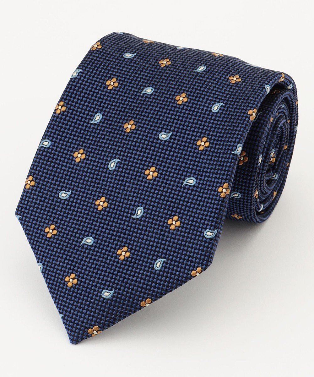 【ジェイ プレス/J.PRESS / MEN】の【VINTAGE JACQUARD COLLECTION】小紋柄 ネクタイ インテリア・キッズ・メンズ・レディースファッション・服の通販 founy(ファニー) 　ファッション　Fashion　メンズファッション　Fashion for Men　スーツ　Suit, Formalwear　エレガント 上品　Elegant　日本製　Made In Japan　ダルブルー系7|ID: prp329100004703656 ipo3291000000033965847