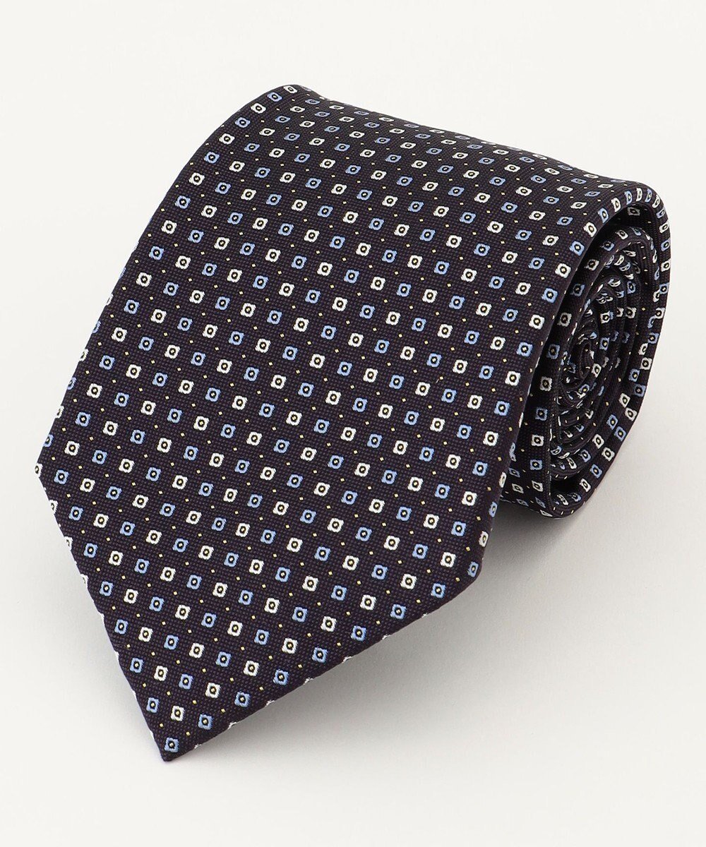 【ジェイ プレス/J.PRESS / MEN】の【VINTAGE JACQUARD COLLECTION】小紋柄 ネクタイ インテリア・キッズ・メンズ・レディースファッション・服の通販 founy(ファニー) 　ファッション　Fashion　メンズファッション　Fashion for Men　スーツ　Suit, Formalwear　エレガント 上品　Elegant　日本製　Made In Japan　ネイビー系8|ID: prp329100004703656 ipo3291000000034526297