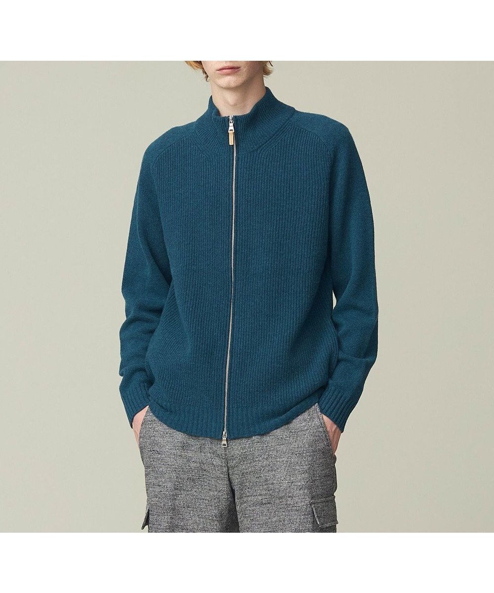 【ジェイ プレス/J.PRESS / MEN】の【WEB限定】畔編み フルジップカーディガン インテリア・キッズ・メンズ・レディースファッション・服の通販 founy(ファニー) 　ファッション　Fashion　メンズファッション　Fashion for Men　トップス・カットソー　Cut & Sew Tops　カーディガン / 羽織り　Cardigans　カーディガン　Cardigan, Knitwear　フロント　Front, Front Design　メンズ　Men's, Menswear　畦　Ribbed Knit　A/W・秋冬　Autumn/Winter　グリーン系|ID: prp329100004703658 ipo3291000000033965857