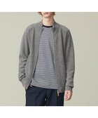【ジェイ プレス/J.PRESS / MEN】の【WEB限定】畔編み フルジップカーディガン ライトグレー系|ID: prp329100004703658 ipo3291000000034355075