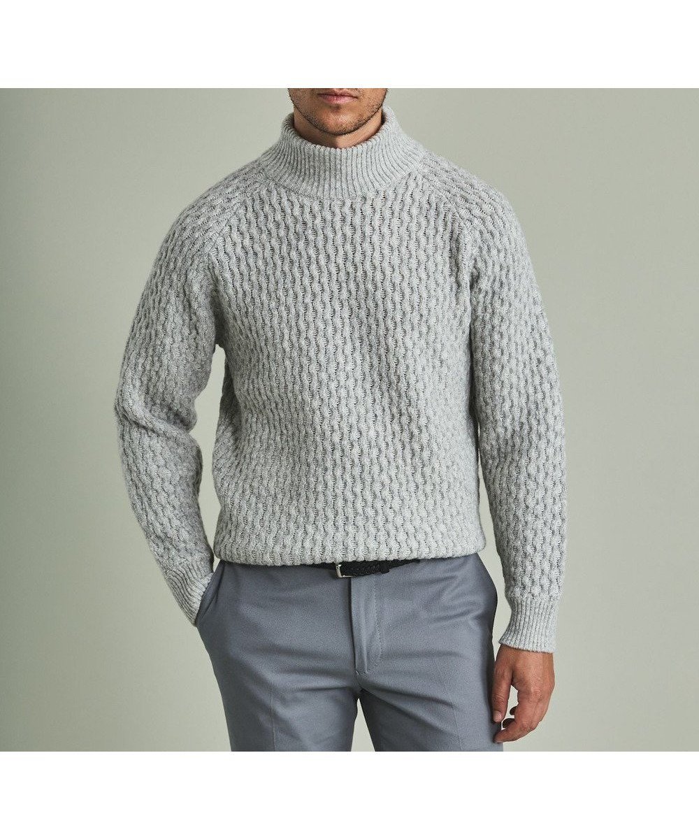【五大陸/gotairiku / MEN】の【LANEROSS】ミドルゲージモックネック ニット 人気、トレンドファッション・服の通販 founy(ファニー) 　ファッション　Fashion　メンズファッション　Fashion for Men　トップス・カットソー　Cut & Sew Tops　ニット・セーター / 定番トップス　Knit Tops & Sweaters　ジャケット　Jacket, Outerwear　セーター　Sweater, Knitwear　メランジ　Melange, Mixed Yarn　モックネック　Mock Neck, Short Turtleneck　レギュラー　Regular, Standard Fit　エレガント 上品　Elegant　A/W・秋冬　Autumn/Winter　 other-1|ID: prp329100004703661 ipo3291000000033965869
