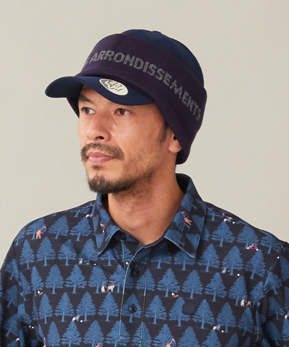 【23区 ゴルフ/23区GOLF / MEN】の【MEN】3WAYキャップ インテリア・キッズ・メンズ・レディースファッション・服の通販 founy(ファニー) 　ファッション　Fashion　メンズファッション　Fashion for Men　ウォーム　Warm Fabric　キャップ　Cap, Baseball Cap　シンプル　Simple, Minimal　ベーシック　Basic, Essential　帽子　Hat, Headwear　ネイビー系|ID: prp329100004703664 ipo3291000000033965883