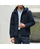 【五大陸/gotairiku / MEN】の【吸水速乾/シワになりにくい/洗える/ストレッチ】バブルテック フーデッドブルゾン ネイビー系|ID: prp329100004703666 ipo3291000000033965896