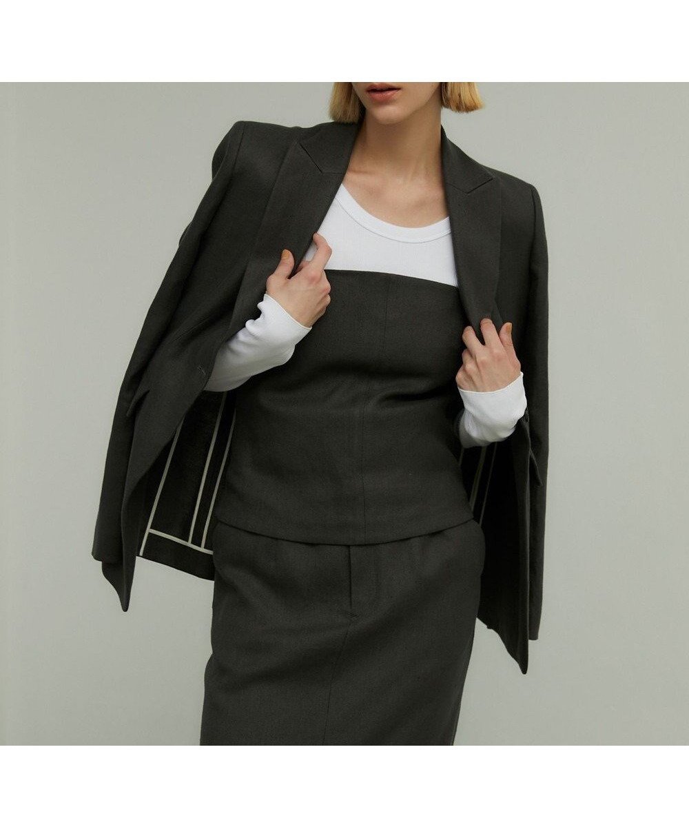 【ベイジ,/BEIGE,】の【VERY 6月号掲載】 BRICE / テーラードジャケット インテリア・キッズ・メンズ・レディースファッション・服の通販 founy(ファニー) 雑誌掲載アイテム Magazine Picks & Fashion Features ファッション雑誌 Fashion Magazines ヴェリィ VERY ファッション Fashion レディースファッション Fashion for Women アウター Coat / Outerwear Collection レディースジャケット・軽アウター Jackets テーラードジャケット / 通勤・きれいめスタイル Tailored Jackets & Blazers 春 Spring コンパクト Compact, Small Size ジャケット Jacket, Outerwear セットアップ Set-Up, Coordinated Outfit 雑誌 Magazine, Fashion Magazine トレンド Trend, Trending Now ビスチェ Bustier, Corset Top フレア Flare, Flared ボトム Bottoms, Lower Wear マニッシュ Mannish, Boyish 6月号 June Issue, Jun. Edition リネン Linen, Linen Fabric ロング Long, Long-Length S/S・春夏 SS, Spring/Summer, Warm Season おすすめ Recommended / Our Picks 夏 Summer ビジネス 仕事 通勤 Business / Work / Commuting Slate|ID: prp329100004703676 ipo3291000000034297754