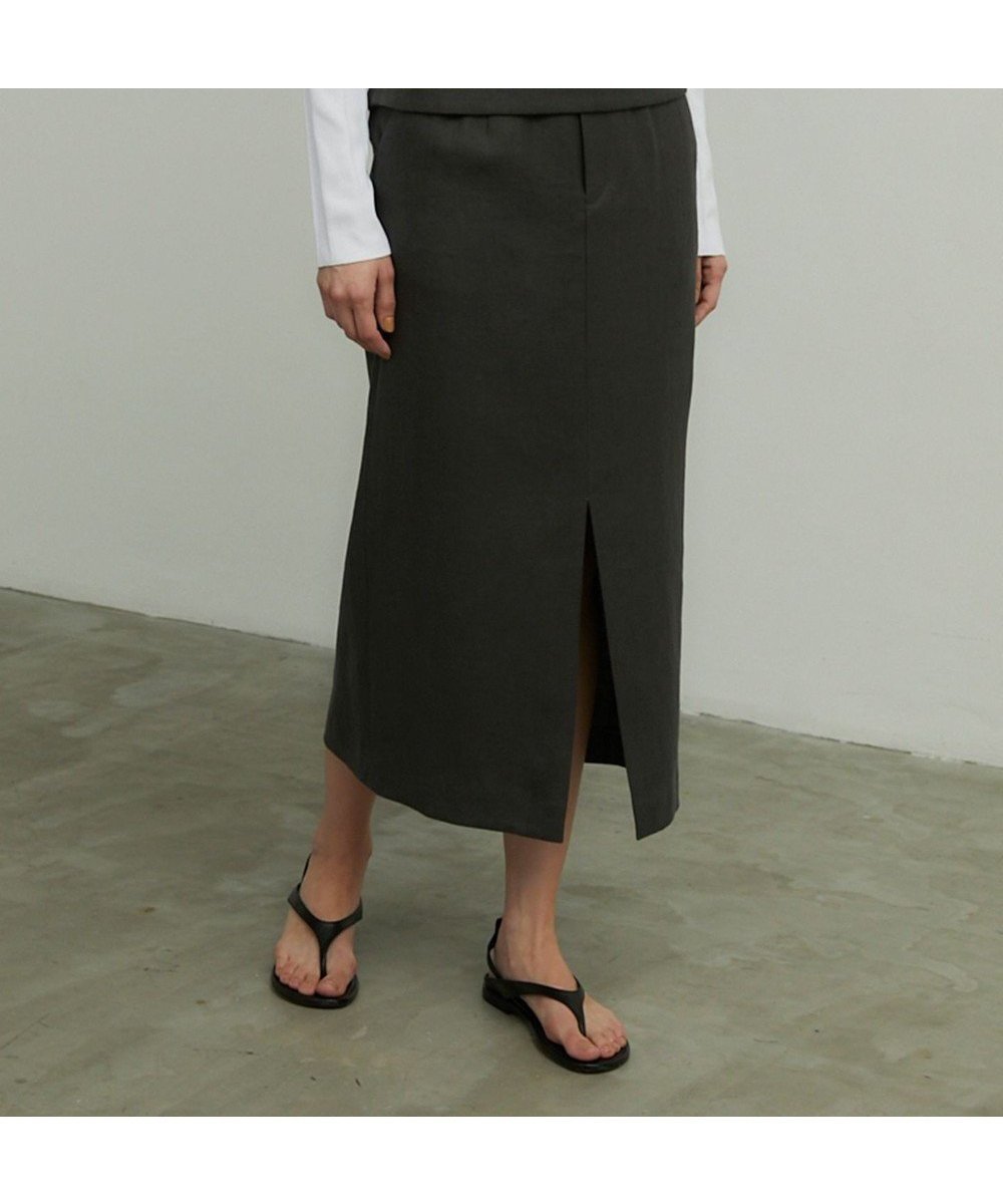 【ベイジ,/BEIGE,】のBRICE / ロングスカート インテリア・キッズ・メンズ・レディースファッション・服の通販 founy(ファニー) 　ファッション　Fashion　レディースファッション　Fashion for Women　スカート　Skirts　ロングスカート　Long Skirts / Maxi & Midi Skirts　おすすめ　Recommended / Our Picks　カットソー　Cut and Sewn Top　ジャケット　Jacket, Outerwear　スリット　Slit, Slit Detail　セットアップ　Set-Up, Coordinated Outfit　センター　Center, Center Line　トレンド　Trend, Trending Now　ビスチェ　Bustier, Corset Top　フェミニン　Feminine, Girly　フロント　Front, Front Design　リネン　Linen, Linen Fabric　ロング　Long, Long-Length　夏　Summer　春　Spring　S/S・春夏　SS, Spring/Summer, Warm Season　Slate|ID: prp329100004703679 ipo3291000000034921630