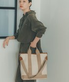 【トプカピ/TOPKAPI】の【Breath TOPKAPI】スコッチグレイン ネオレザー 縦型 A4 トート バッグ ショルダー付き L ペールベージュ|ID: prp329100004703682 ipo3291000000034674664