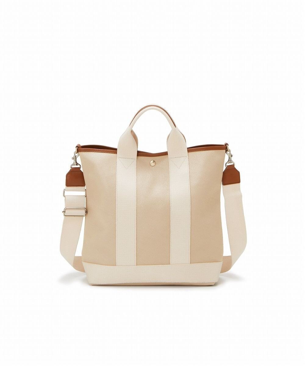 【トプカピ/TOPKAPI】の【Breath TOPKAPI】スコッチグレイン ネオレザー 縦型 A4 トート バッグ ショルダー付き L インテリア・キッズ・メンズ・レディースファッション・服の通販 founy(ファニー) 　ファッション　Fashion　レディースファッション　Fashion for Women　バッグ　Bags　クール　Cool, Chic　ショルダー　Shoulder, Shoulder Strap　トラベル　Travel, Travel Gear　トレンド　Trend, Trending Now　人気　Popular, Best Seller　ビーチ　Beach, Seaside　リゾート　Resort, Vacation Style　おすすめ　Recommended / Our Picks　ライトトープ|ID: prp329100004703682 ipo3291000000034674667