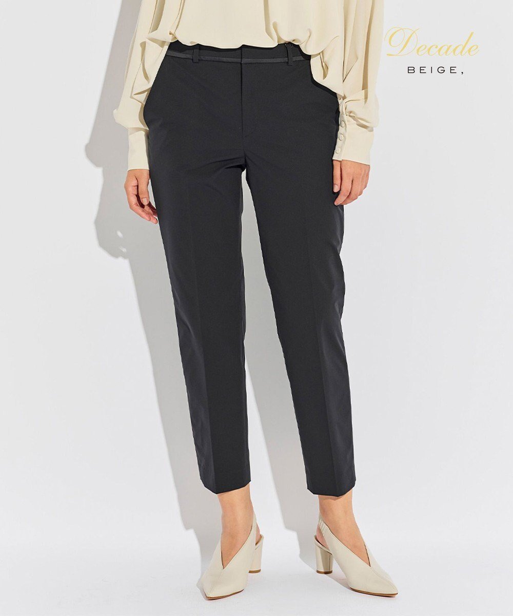 【ベイジ,/BEIGE,】のAUDREY / クロップドパンツ インテリア・キッズ・メンズ・レディースファッション・服の通販 founy(ファニー)  ファッション Fashion レディースファッション Fashion for Women パンツ Pants & Trousers ジャケット Jacket, Outerwear ストレッチ Stretch, Stretchy Fabric セットアップ Set-Up, Coordinated Outfit ボトム Bottoms, Lower Wear 夏 Summer 春 Spring S/S・春夏 SS, Spring/Summer, Warm Season 洗える Machine Washable ビジネス 仕事 通勤 Business / Work / Commuting Black|ID: prp329100004703684 ipo3291000000034337990