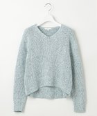 【自由区/JIYU-KU】の【洗える】カラーミックスリネン ニット ライトブルー|ID: prp329100004703691 ipo3291000000034526531