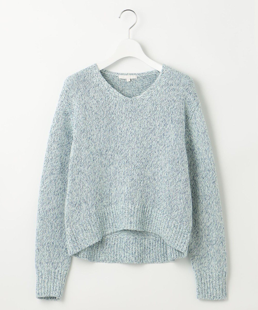 【自由区/JIYU-KU】の【洗える】カラーミックスリネン ニット インテリア・キッズ・メンズ・レディースファッション・服の通販 founy(ファニー) ファッション Fashion レディースファッション Fashion for Women トップス・カットソー Cut & Sew Tops ニット Knit Tops & Sweaters セーター Sweater, Knitwear ミックス Mix, Mixed Style リネン Linen, Linen Fabric エレガント 上品 Elegant 夏 Summer 春 Spring S/S・春夏 SS, Spring/Summer, Warm Season 洗える Machine Washable ライトブルー|ID: prp329100004703691 ipo3291000000034526531