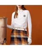 【23区 ゴルフ/NIJYUSANKU GOLF】の【WOMEN】スクエアカノコ 長袖 ポロシャツ 人気、トレンドファッション・服の通販 founy(ファニー) ファッション Fashion レディースファッション Fashion for Women トップス・カットソー Cut & Sew Tops シャツ・ブラウス・オフィスカジュアル Elegant Blouses & Button-Ups ポロシャツ・きれいめカジュアル Smart-Casual Polo Tops シンプル Simple, Minimal ベスト Vest, Waistcoat ベーシック Basic, Essential ポロシャツ Polo Shirt, Collared Tee 秋 Autumn A/W・秋冬 Autumn/Winter 長袖 Long Sleeve, Full Sleeve thumbnail ホワイト系|ID: prp329100004703697 ipo3291000000034959326