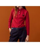 【23区 ゴルフ/NIJYUSANKU GOLF】の【WOMEN】スクエアカノコ 長袖 ポロシャツ 人気、トレンドファッション・服の通販 founy(ファニー) ファッション Fashion レディースファッション Fashion for Women トップス・カットソー Cut & Sew Tops シャツ・ブラウス・オフィスカジュアル Elegant Blouses & Button-Ups ポロシャツ・きれいめカジュアル Smart-Casual Polo Tops シンプル Simple, Minimal ベスト Vest, Waistcoat ベーシック Basic, Essential ポロシャツ Polo Shirt, Collared Tee 秋 Autumn A/W・秋冬 Autumn/Winter 長袖 Long Sleeve, Full Sleeve thumbnail ワイン系|ID: prp329100004703697 ipo3291000000034959327