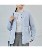 【自由区/JIYU-KU】の【WEB限定カラーあり・洗える】テクスチャーコットンブレンドニット アウター [WEB限定]サックス|ID: prp329100004703719 ipo3291000000035184057