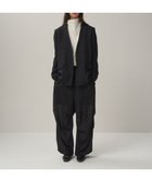 【エイトン/ATON】のTECHNO WOOL ETERMIN カラーレスジャケット 人気、トレンドファッション・服の通販 founy(ファニー) ファッション Fashion レディースファッション Fashion for Women アウター Coat / Outerwear Collection レディースジャケット・軽アウター Jackets ノーカラージャケット / シンプル上品コーデ Collarless Jackets インナー Innerwear オーガンジー Organza Fabric シアー Sheer, See-Through ジャケット Jacket, Outerwear ドレープ Drape, Draping Fabric ペンシル Pencil, Pencil Skirt 夏 Summer A/W・秋冬 Autumn/Winter thumbnail BLACK|ID: prp329100004703723 ipo3291000000033966194