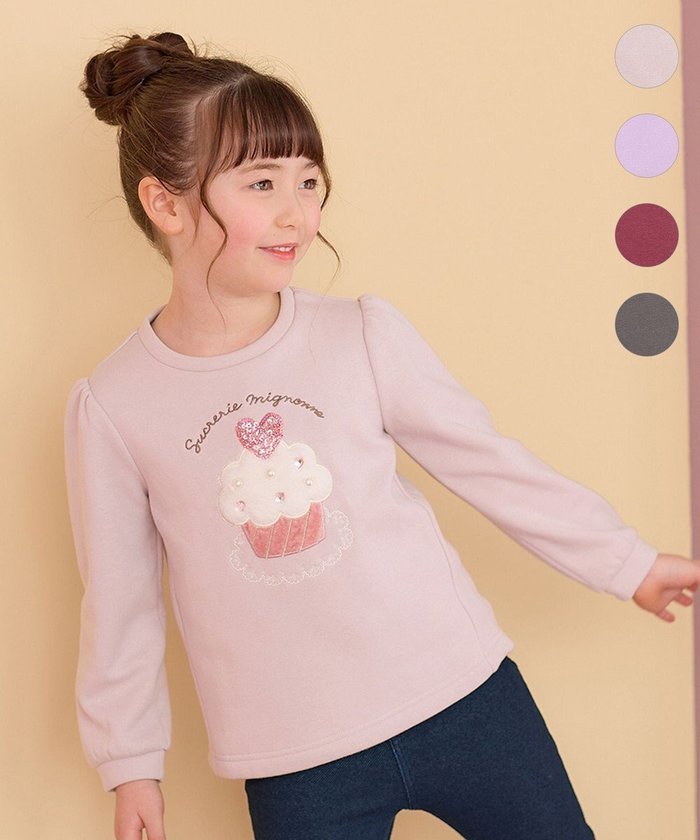 【エニィ/ANY / KIDS】の裏シャギー アップリケ トレーナー インテリア・キッズ・メンズ・レディースファッション・服の通販 founy(ファニー) https://founy.com/ ファッション Fashion キッズファッション Fashion for Kids トップス・カットソー Cut & Sew Tops アニマル Animal Print スウェット / スエット Sweatshirt, Sweatwear チュール Tulip, Tulip Motif デザート Dessert, Sweet Treat トレーナー Sweatshirt, Trainer ネコ Cat, Feline Motif ビジュー Bijou, Jewel-like Accent ポケット Pocket, Pocket Detail モチーフ Motif, Design Theme A/W・秋冬 Autumn/Winter |ID: prp329100004704586 ipo3291000000033973706