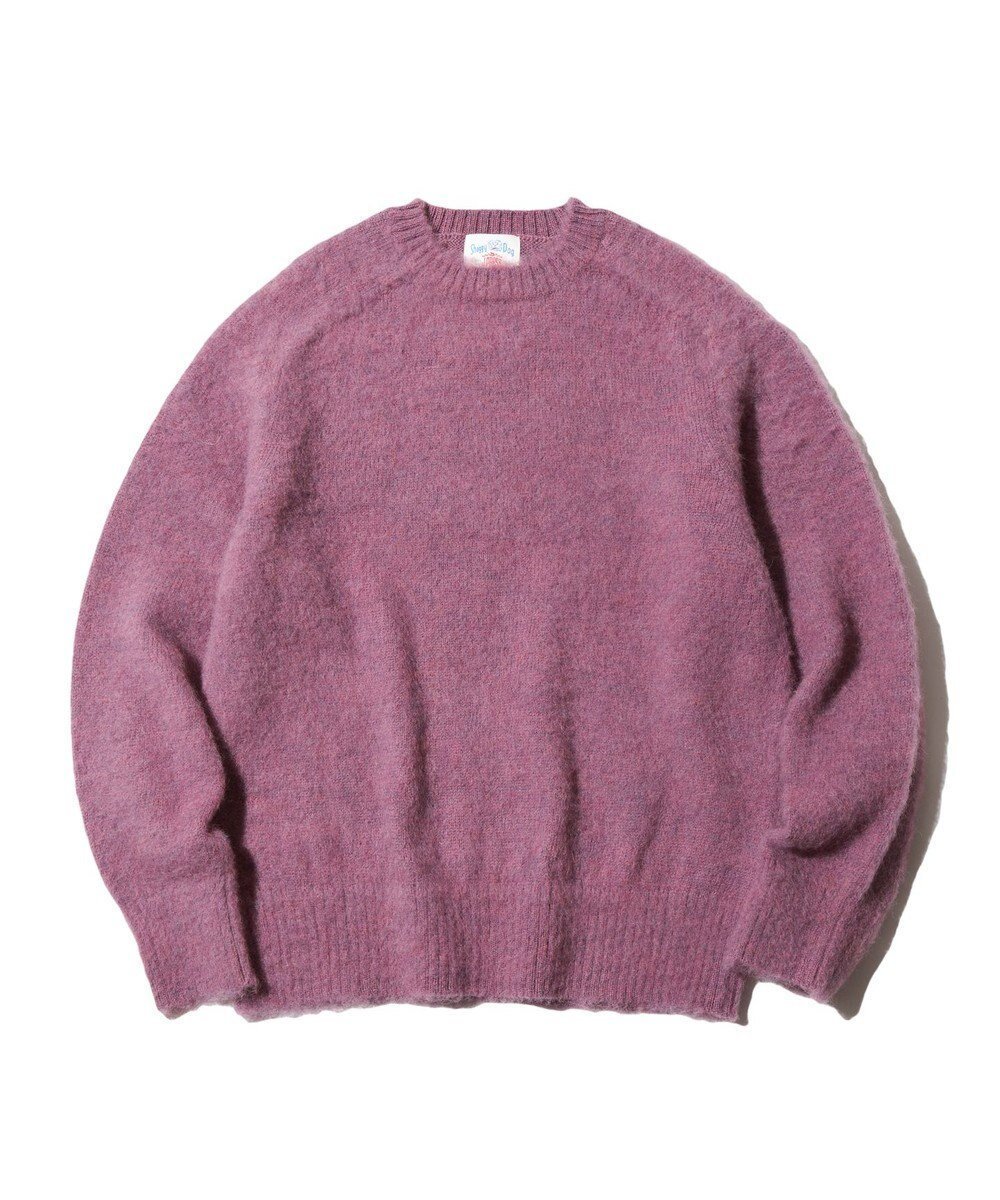 【ジェイ プレス/J.PRESS / MEN】の【J.PRESS ORIGINALS】SHETLAND WOOL SHAGGY KNIT / JAPAN MADE インテリア・キッズ・メンズ・レディースファッション・服の通販 founy(ファニー) 　ファッション　Fashion　メンズファッション　Fashion for Men　トップス・カットソー　Cut & Sew Tops　ニット・セーター / 定番トップス　Knit Tops & Sweaters　クラシカル　Classical, Vintage-Inspired　クラシック　Classic, Timeless Style　軽量　Lightweight, Ultra Light　ショルダー　Shoulder, Shoulder Strap　セーター　Sweater, Knitwear　A/W・秋冬　Autumn/Winter　日本製　Made In Japan　犬　Dog　パープル系|ID: prp329100004704603 ipo3291000000033973766