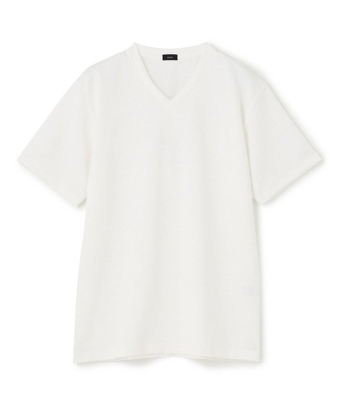 【ジョゼフ オム/JOSEPH HOMME / MEN】のハイゲージリネンジャージー Vネックカットソー インテリア・キッズ・メンズ・レディースファッション・服の通販 founy(ファニー) https://founy.com/ ファッション Fashion メンズファッション Fashion for Men トップス・カットソー Cut & Sew Tops メンズシャツ Shirts カットソー Cut and Sewn Top 夏 Summer 春 Spring S/S・春夏 SS, Spring/Summer, Warm Season |ID: prp329100004704604 ipo3291000000034544613