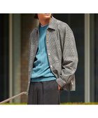 【ジェイ プレス/J.PRESS / MEN】の【KANEMASA】 グレンチェック サッカージャージー コーチジャケット ブラック系3|ID: prp329100004704605 ipo3291000000034398067