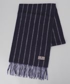 【五大陸/gotairiku / MEN】のリバーシブルカシミヤ混マフラー ネイビー系1|ID: prp329100004704607 ipo3291000000034515318