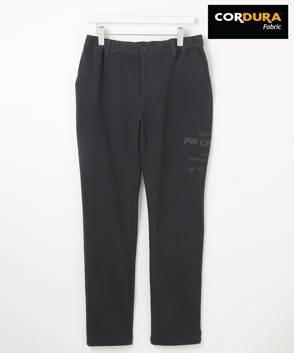【ピーダブリュサーキュラス/PW CIRCULUS / MEN】の【CORDURAダンボールジャージ素材】【MEN】テーパードパンツ インテリア・キッズ・メンズ・レディースファッション・服の通販 founy(ファニー) 　ファッション　Fashion　メンズファッション　Fashion for Men　ボトムス　Bottoms　春　Spring　クール　Cool, Chic　グラフィック　Graphic, Graphic Design　軽量　Lightweight, Ultra Light　シンプル　Simple, Minimal　ストレッチ　Stretch, Stretchy Fabric　人気　Popular, Best Seller　A/W・秋冬　Autumn/Winter　ゴルフ　Golf　ブラック系|ID: prp329100004704613 ipo3291000000033973802