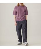【アンフィーロ/UNFILO / MEN】のFINE MOVE クルーネック ニット 24年春夏商品 モーブボーダー|ID: prp329100004704614 ipo3291000000033973808