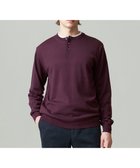 【ジェイ プレス/J.PRESS / MEN】のオメガツイスト ヘンリーネックニット ワイン系|ID: prp329100004704615 ipo3291000000033973810