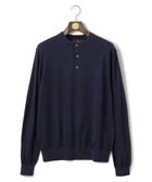 【ジェイ プレス/J.PRESS / MEN】のオメガツイスト ヘンリーネックニット ネイビー系|ID: prp329100004704615 ipo3291000000033973812