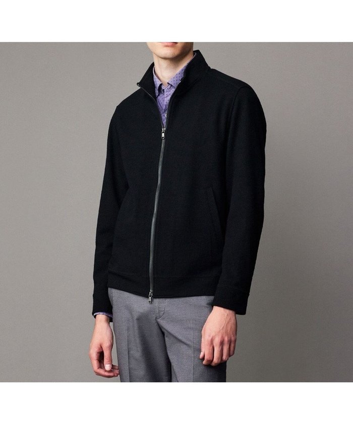 【ジョセフ アブード/JOSEPH ABBOUD / MEN】の【ストレッチ/ソフト/洗える/JAPANファブリック】ウールブロックピケ スタンドジップ アウター インテリア・キッズ・メンズ・レディースファッション・服の通販 founy(ファニー) https://founy.com/ ファッション Fashion メンズファッション Fashion for Men アウター Men's Coats Outerwear トップス・カットソー Cut & Sew Tops カーディガン / 羽織り Cardigans ウォッシャブル Machine Washable 洗える Machine Washable カーディガン Cardigan, Knitwear 軽量 Lightweight, Ultra Light ストレッチ Stretch, Stretchy Fabric ファブリック Fabric, Textile A/W・秋冬 Autumn/Winter |ID: prp329100004704616 ipo3291000000033973813