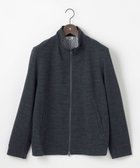 【ジョセフ アブード/JOSEPH ABBOUD / MEN】の【ストレッチ/ソフト/洗える/JAPANファブリック】ウールブロックピケ スタンドジップ アウター ネイビー系|ID: prp329100004704616 ipo3291000000033973816