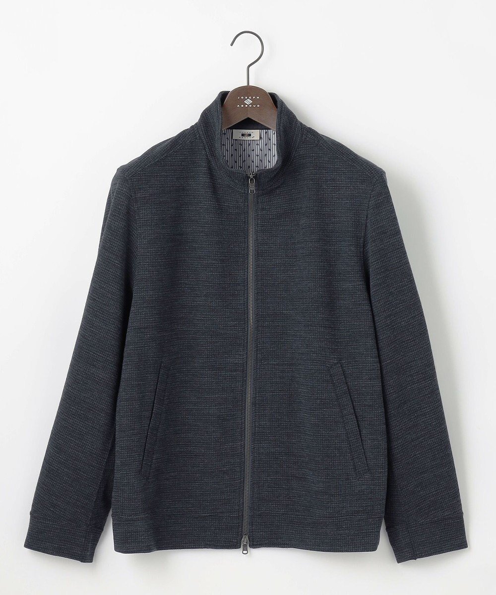 【ジョセフ アブード/JOSEPH ABBOUD / MEN】の【ストレッチ/ソフト/洗える/JAPANファブリック】ウールブロックピケ スタンドジップ アウター インテリア・キッズ・メンズ・レディースファッション・服の通販 founy(ファニー) 　ファッション　Fashion　メンズファッション　Fashion for Men　アウター　Men's Coats Outerwear　トップス・カットソー　Cut & Sew Tops　カーディガン / 羽織り　Cardigans　ウォッシャブル　Machine Washable　洗える　Machine Washable　カーディガン　Cardigan, Knitwear　軽量　Lightweight, Ultra Light　ストレッチ　Stretch, Stretchy Fabric　ファブリック　Fabric, Textile　A/W・秋冬　Autumn/Winter　ネイビー系|ID: prp329100004704616 ipo3291000000033973816