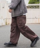 【ウィゴー/WEGO】の【ユニセックス着用ITEM/SMLサイズ展開】ワイドカーゴパンツ ダークブラウン|ID: prp329100004704632 ipo3291000000034198928