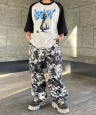 【ウィゴー/WEGO】の【ユニセックス着用ITEM/SMLサイズ展開】ワイドカーゴパンツ 柄1|ID: prp329100004704632 ipo3291000000034198934