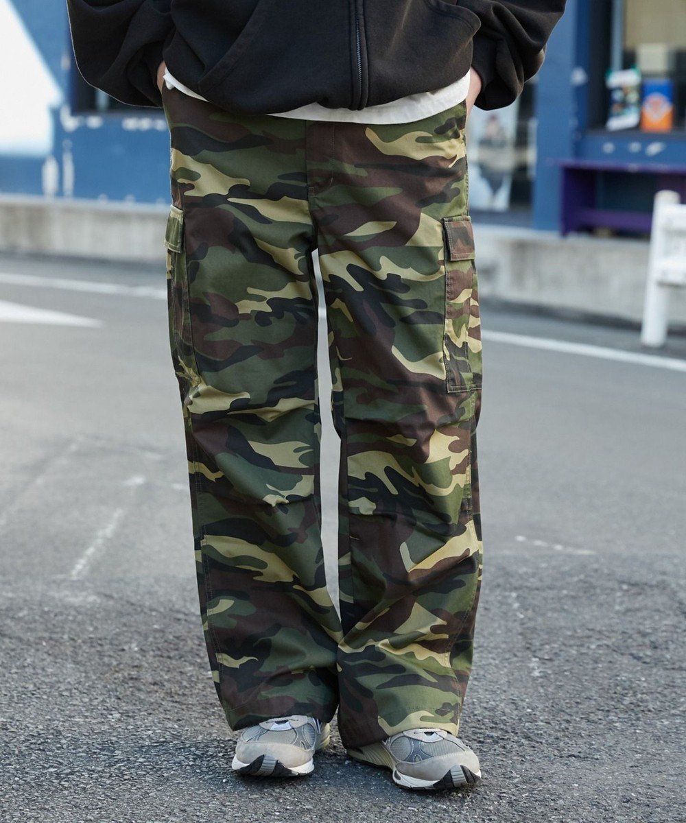 【ウィゴー/WEGO】の【ユニセックス着用ITEM/SMLサイズ展開】ワイドカーゴパンツ インテリア・キッズ・メンズ・レディースファッション・服の通販 founy(ファニー) ファッション Fashion レディースファッション Fashion for Women パンツ Pants & Trousers インナー Innerwear 春 Spring 秋 Autumn カーゴパンツ Cargo Pants, Utility Pants カーディガン Cardigan, Knitwear サンダル Sandals, Summer Shoes スマホ Smartphone, Mobile Device ドローコード Drawcord, Drawstring Cord バルーン Balloon, Balloon Silhouette ビッグ Big, Oversized ポケット Pocket, Pocket Detail ミリタリー Military, Army Style メンズ Men's, Menswear ワイド Wide, Wide Fit 冬 Winter / This Winter A/W・秋冬 Autumn/Winter S/S・春夏 SS, Spring/Summer, Warm Season 再入荷 Restock / Back in Stock おすすめ Recommended / Our Picks 夏 Summer 2025年 2025 2025春夏・S/S Spring/Summer 2025 SS25 柄3|ID: prp329100004704632 ipo3291000000034198936