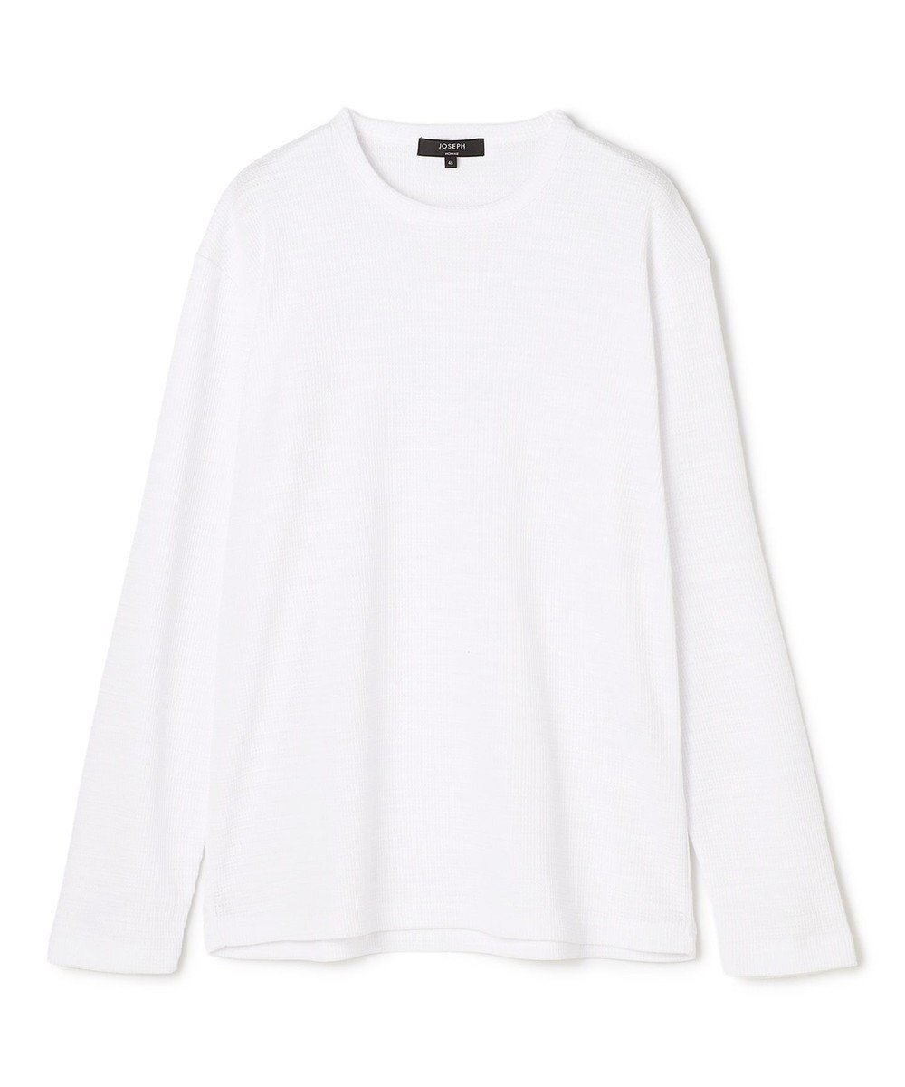 【ジョゼフ オム/JOSEPH HOMME / MEN】の【WEB・一部店舗限定】 メランジワッフル クルーネックカットソー インテリア・キッズ・メンズ・レディースファッション・服の通販 founy(ファニー) 　ファッション　Fashion　メンズファッション　Fashion for Men　トップス・カットソー　Cut & Sew Tops　メンズシャツ　Shirts　カットソー　Cut and Sewn Top　スペシャル　Special, Limited Edition　ベーシック　Basic, Essential　メランジ　Melange, Mixed Yarn　ワッフル　Waffle, Waffle Knit　A/W・秋冬　Autumn/Winter　長袖　Long Sleeve, Full Sleeve　ホワイト系|ID: prp329100004704634 ipo3291000000033973895