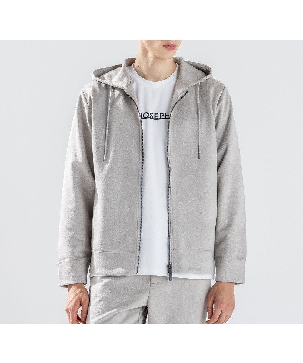【ジョゼフ オム/JOSEPH HOMME / MEN】の【WEB・一部店舗限定 】【洗える】レザーライクポンチ ジップアップパーカー 人気、トレンドファッション・服の通販 founy(ファニー) 　ファッション　Fashion　メンズファッション　Fashion for Men　トップス・カットソー　Cut & Sew Tops　パーカー・フーディー / カジュアルコーデ　Hoodies & Parkas　おすすめ　Recommended / Our Picks　スペシャル　Special, Limited Edition　スポーティ　Sporty, Casual Athletic　パーカー　Hoodie, Parka　フロント　Front, Front Design　エレガント 上品　Elegant　洗える　Machine Washable　秋　Autumn　A/W・秋冬　Autumn/Winter　 other-1|ID: prp329100004704635 ipo3291000000033973897