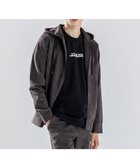 【ジョゼフ オム/JOSEPH HOMME / MEN】の【WEB・一部店舗限定 】【洗える】レザーライクポンチ ジップアップパーカー グレー系|ID: prp329100004704635 ipo3291000000033973899
