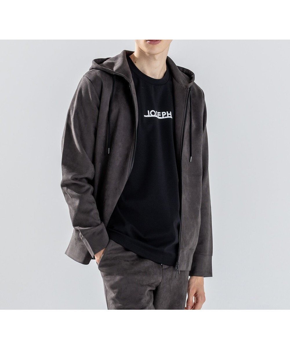 【ジョゼフ オム/JOSEPH HOMME / MEN】の【WEB・一部店舗限定 】【洗える】レザーライクポンチ ジップアップパーカー インテリア・キッズ・メンズ・レディースファッション・服の通販 founy(ファニー) 　ファッション　Fashion　メンズファッション　Fashion for Men　トップス・カットソー　Cut & Sew Tops　パーカー・フーディー / カジュアルコーデ　Hoodies & Parkas　おすすめ　Recommended / Our Picks　スペシャル　Special, Limited Edition　スポーティ　Sporty, Casual Athletic　パーカー　Hoodie, Parka　フロント　Front, Front Design　エレガント 上品　Elegant　洗える　Machine Washable　秋　Autumn　A/W・秋冬　Autumn/Winter　グレー系|ID: prp329100004704635 ipo3291000000033973899