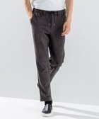 【ジョゼフ オム/JOSEPH HOMME / MEN】の【WEB・一部店舗限定 】【洗える】 レザーライクポンチ ドロスト付テーパードパンツ / PEGG CONVERTIBLE グレー系|ID: prp329100004704636 ipo3291000000033973901