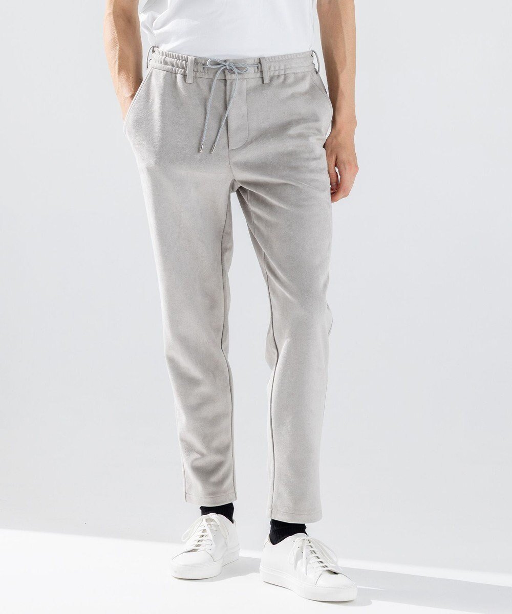【ジョゼフ オム/JOSEPH HOMME / MEN】の【WEB・一部店舗限定 】【洗える】 レザーライクポンチ ドロスト付テーパードパンツ / PEGG CONVERTIBLE インテリア・キッズ・メンズ・レディースファッション・服の通販 founy(ファニー) 　ファッション　Fashion　メンズファッション　Fashion for Men　ボトムス　Bottoms　おすすめ　Recommended / Our Picks　スペシャル　Special, Limited Edition　テーパード　Tapered, Tapered Pants　ドローコード　Drawcord, Drawstring Cord　ポケット　Pocket, Pocket Detail　ループ　Loop, Loop Knit　レギュラー　Regular, Standard Fit　エレガント 上品　Elegant　洗える　Machine Washable　秋　Autumn　A/W・秋冬　Autumn/Winter　ベージュ系|ID: prp329100004704636 ipo3291000000033973902