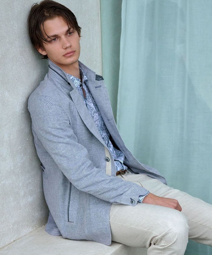 【ジョセフ アブード/JOSEPH ABBOUD / MEN】の【JAPANファブリック/清涼/軽量】 クールコードレーン ブルゾン インテリア・キッズ・メンズ・レディースファッション・服の通販 founy(ファニー) https://founy.com/ ファッション Fashion メンズファッション Fashion for Men アウター Men's Coats Outerwear ブルゾンジャケット / カジュアルアウター Bomber Jackets & Blousons 春 Spring キュプラ Cupro, Eco Fabric 軽量 Lightweight, Ultra Light ジャケット Jacket, Outerwear ファブリック Fabric, Textile ブルゾン Blouson, Bomber Jacket ペイズリー Paisley, Ethnic Pattern ポケット Pocket, Pocket Detail リネン Linen, Linen Fabric S/S・春夏 SS, Spring/Summer, Warm Season おすすめ Recommended / Our Picks 夏 Summer |ID: prp329100004704639 ipo3291000000033973908