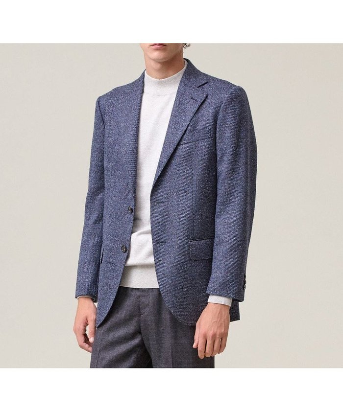 【ジェイ プレス/J.PRESS / MEN】の【ZIGNONE SOUL / ジニョーネ ソウル】 ウールシルクツイード ジャケット インテリア・キッズ・メンズ・レディースファッション・服の通販 founy(ファニー) https://founy.com/ ファッション Fashion メンズファッション Fashion for Men アウター Men's Coats Outerwear テーラードジャケット Tailored Jackets & Blazers イタリア Italy クラシック Classic, Timeless Style シルク Silk, 100% Silk ジャケット Jacket, Outerwear ストレッチ Stretch, Stretchy Fabric ツイード Twill, Twill Weave ネップ Nepp, Slub Yarn バランス Balance, Style Balance ファブリック Fabric, Textile フォルム Silhouette, Form モダン Modern, Contemporary A/W・秋冬 Autumn/Winter |ID: prp329100004704644 ipo3291000000034515243