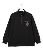 【ジェイプレスヨークストリート/J.PRESS YORK STREET】の【UNISEX】裏毛ロゴハーフジップ スウェット ブラック系|ID: prp329100004704647 ipo3291000000035806361