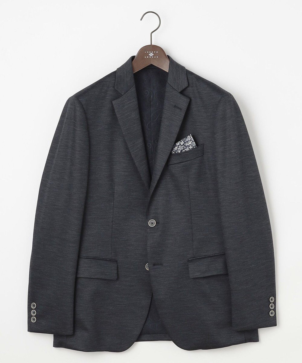 【ジョセフ アブード/JOSEPH ABBOUD / MEN】の【尾州産素材/ウールジャージー】T/W モクロディ ジャケット インテリア・キッズ・メンズ・レディースファッション・服の通販 founy(ファニー) 　ファッション　Fashion　メンズファッション　Fashion for Men　アウター　Men's Coats Outerwear　テーラードジャケット　Tailored Jackets & Blazers　シンプル　Simple, Minimal　ジャケット　Jacket, Outerwear　セットアップ　Set-Up, Coordinated Outfit　ファブリック　Fabric, Textile　ポケット　Pocket, Pocket Detail　A/W・秋冬　Autumn/Winter　おすすめ　Recommended / Our Picks　エレガント 上品　Elegant　ダルブルー系|ID: prp329100004704649 ipo3291000000033973945