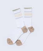 【ホワイトメイルズ/WHITE MAILS】の【UNISEX】PAPER RIB LINE ソックス オフホワイト|ID: prp329100004704657 ipo3291000000033973970